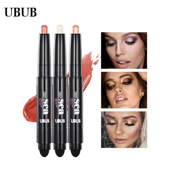 UBUB Dual-Color Velvet Shimmer Eye Pencil
