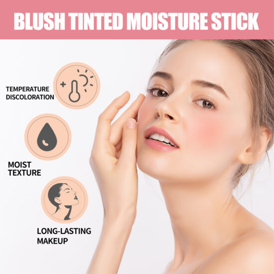 Brightening Waterproof Blush Stick – Nude Contouring Makeup